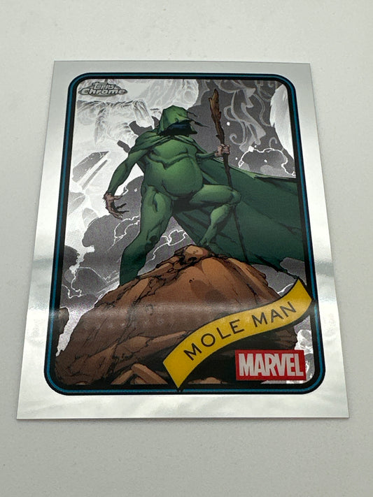 Marvel Topps Chrome Mole Man Base