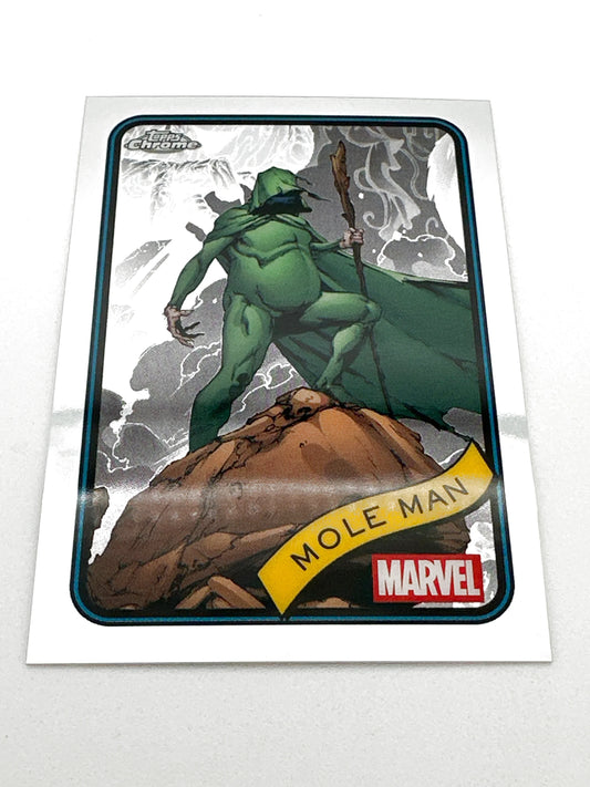 Marvel Topps Chrome Mole Man Base