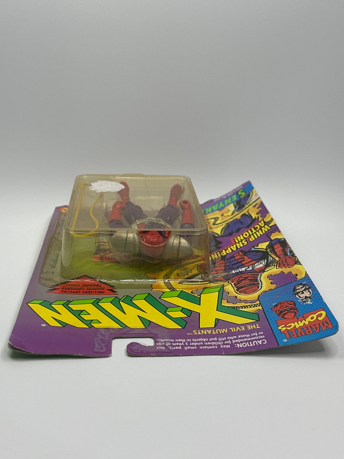 X-Men Senyaka with Whip Snapping Action Toy Biz Action Figure – 1994 Sealed