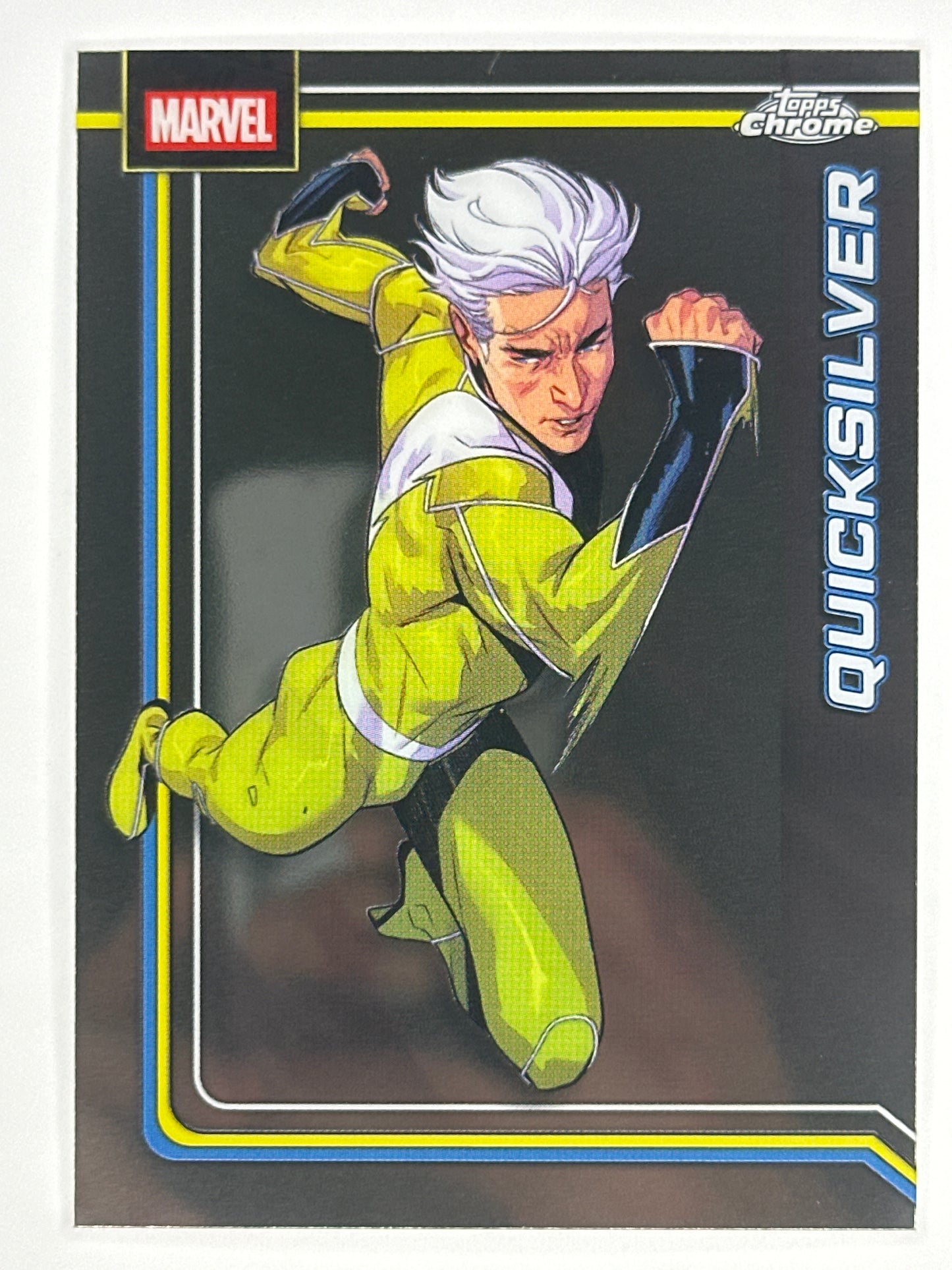 2026 Topps Marvel Chrome 093 Quicksilver Base Card