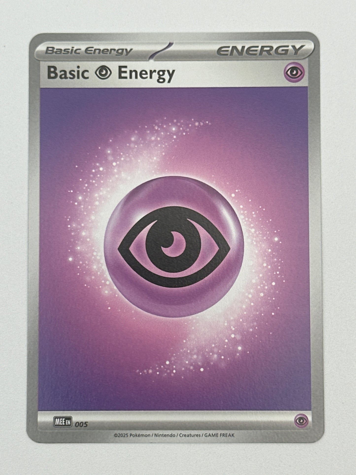 Pokémon Trading Card Game Mega Evolution MEE 005 Basic Psychic Energy Base Card