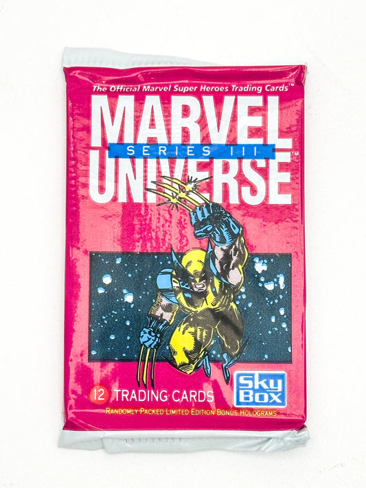 1992 Impel Marvel Universe Series III BRAND NEW Sealed Card Pack - Glass City Comics & Collectibles
