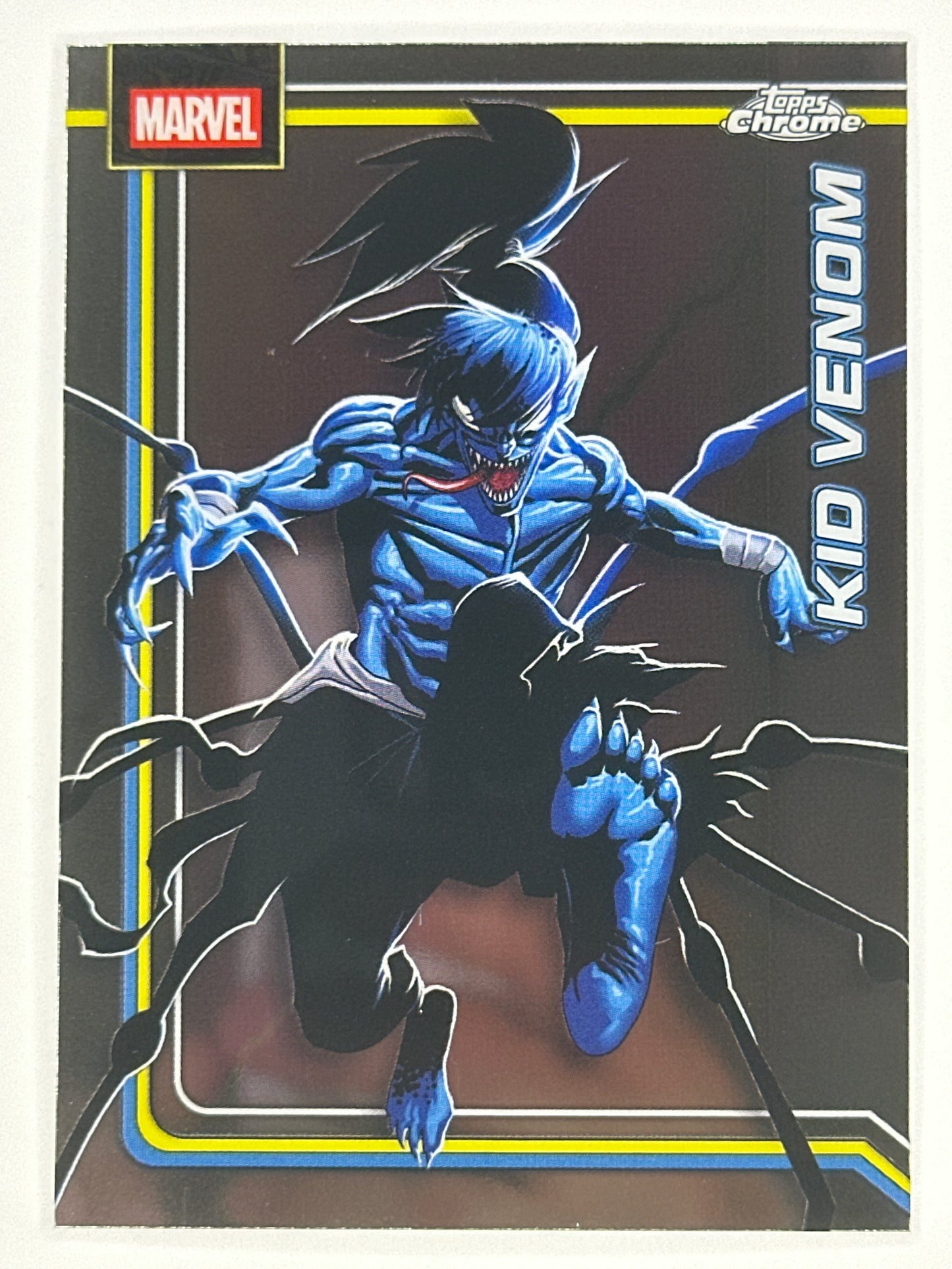 2026 Topps Marvel Chrome 128 Kid Venom Base Card