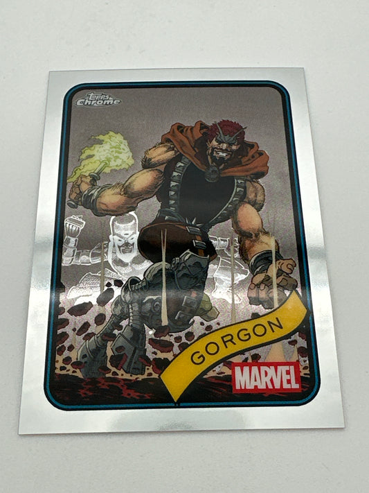 Marvel Topps Chrome Gorgon Base