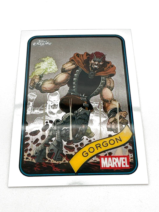 Marvel Topps Chrome Gorgon Base