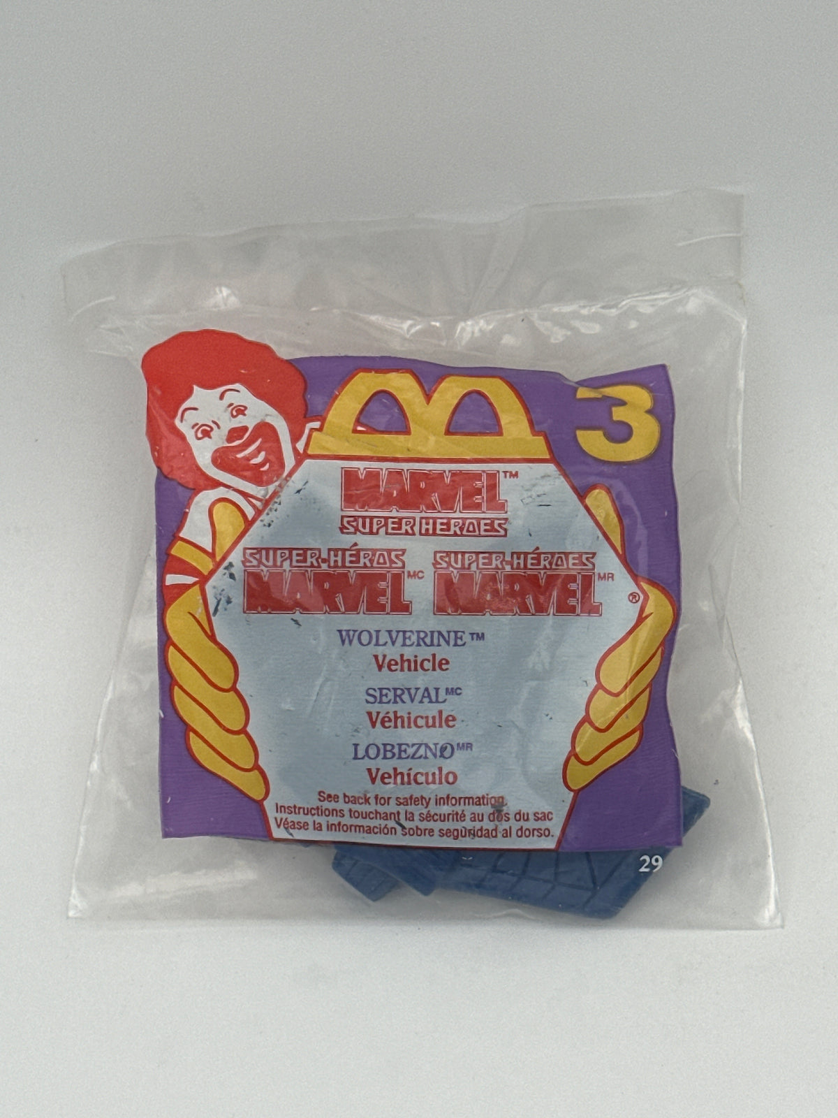 McDonald's Happy Meal Marvel Super Heroes Wolverine SEALED