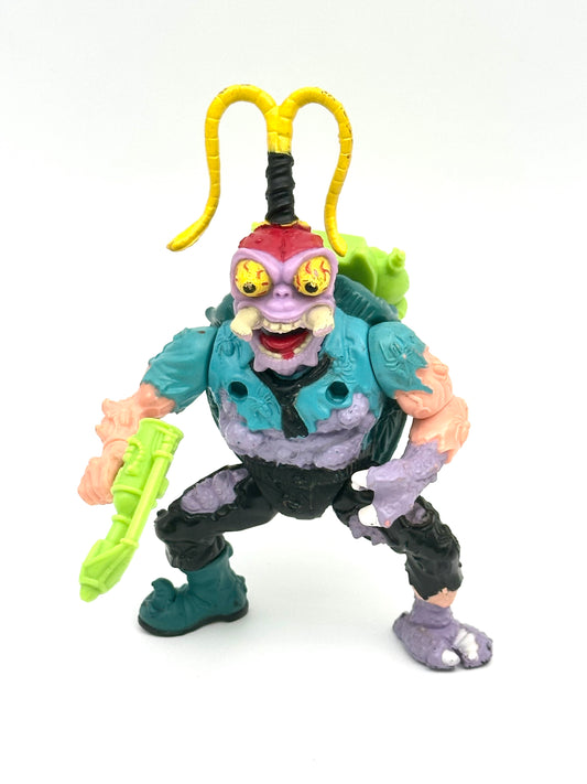 Vintage 1990 TMNT Scumbug Action Figure – Near Complete Original Playmates Release