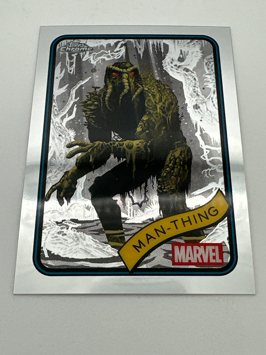 (Marvel Topps Chrome Man-Thing Base