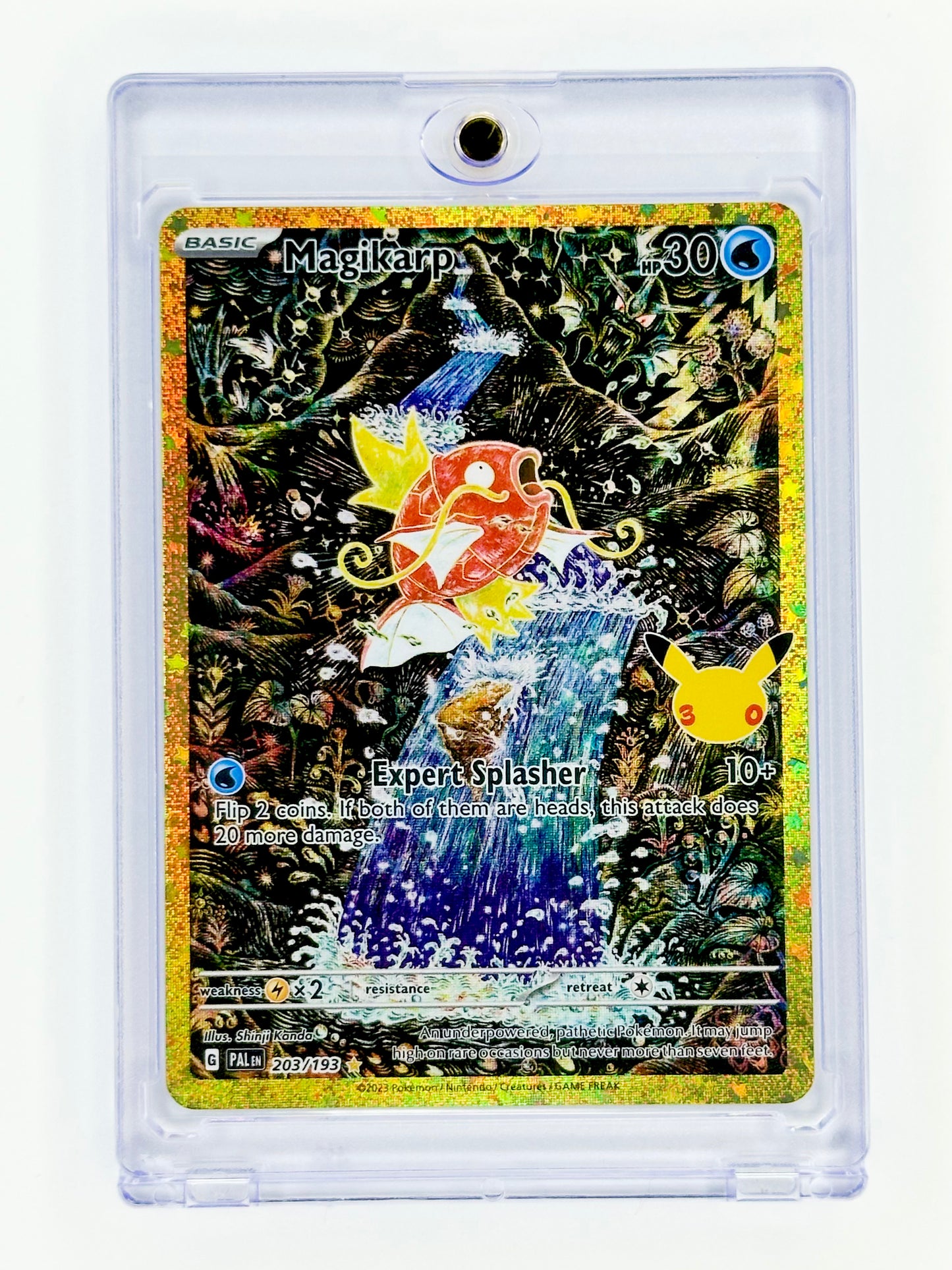 Pokémon Trading Card Game 30th Celebration PAL 203/193 Magikarp Illustration Rare
