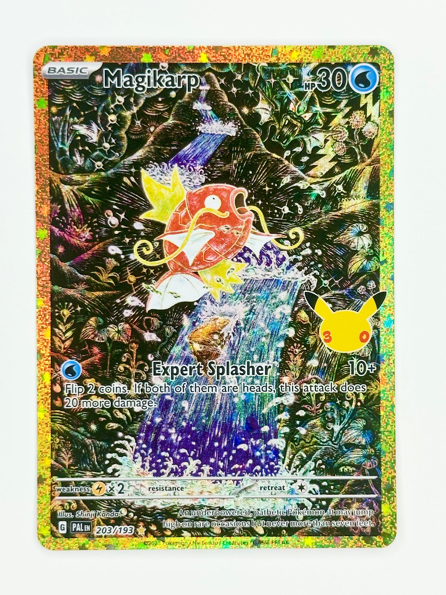 Pokémon Trading Card Game 30th Celebration PAL 203/193 Magikarp Illustration Rare
