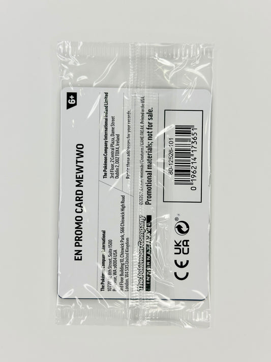 Pokémon Trading Card Game 30th Celebration 30C 063/128 Mewtwo What's Your Favorite? Stamped Promo Card Sealed