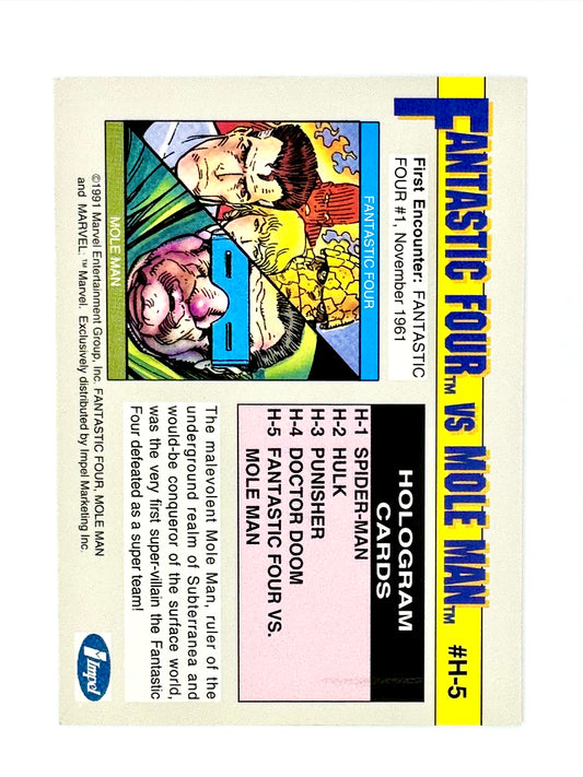1991 Impel Marvel Universe Series 2 #000H-5 Fantastic Four Hologram