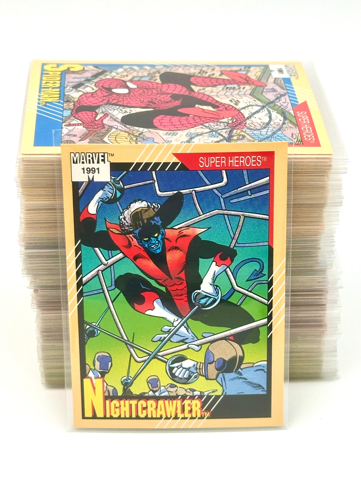 1991 Impel Marvel Universe Series II Complete Trading Card Base Set – Near Mint Collector Set (162 Cards)