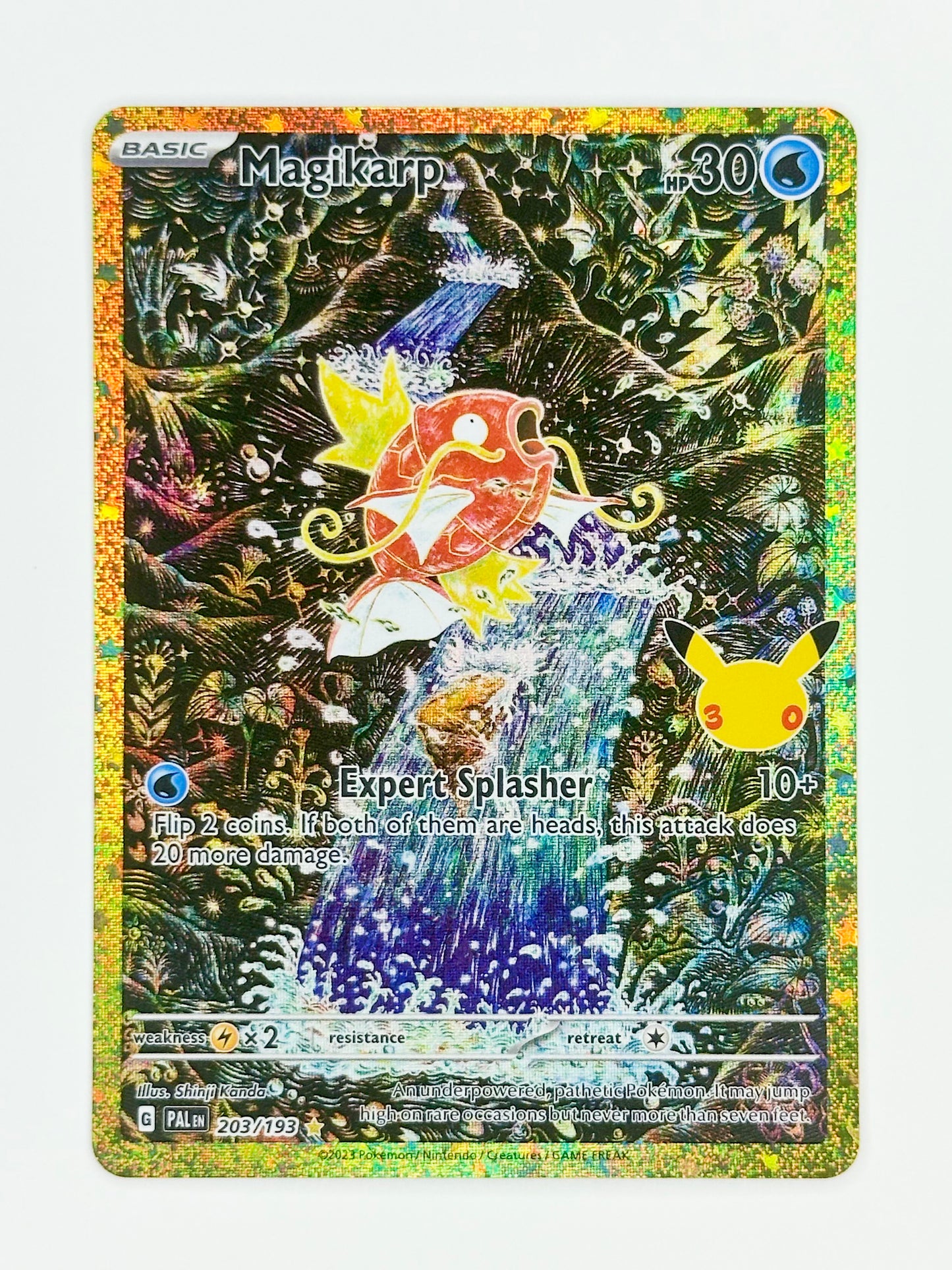 Pokémon Trading Card Game 30th Celebration PAL 203/193 Magikarp Illustration Rare