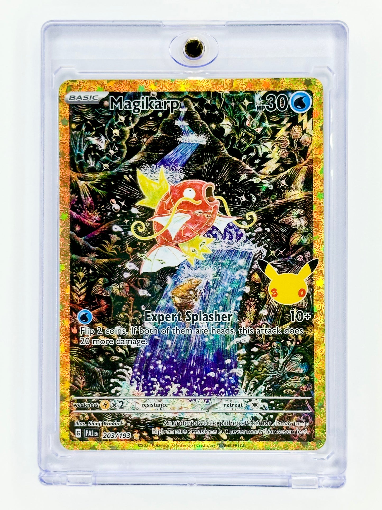 Pokémon Trading Card Game 30th Celebration PAL 203/193 Magikarp Illustration Rare