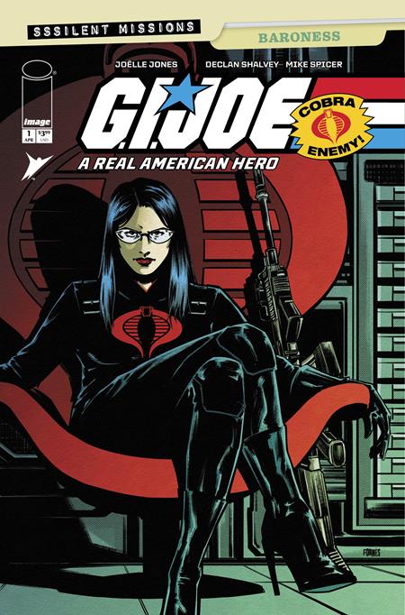 GI JOE A REAL AMERICAN HERO SSSILENT MISSIONS BARONESS #1 (ONE SHOT) CVR B JORGE FORNES VAR
