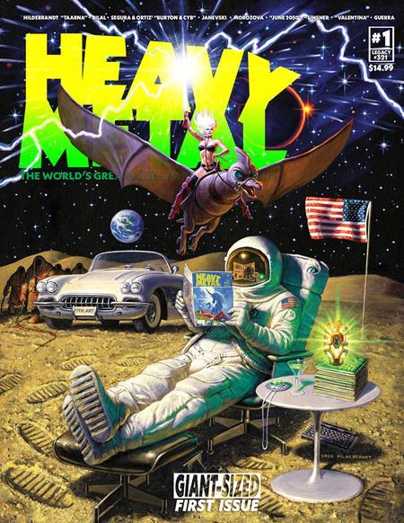 HEAVY METAL MAGAZINE #1 CVR A GREG HILDEBRANDT (MR) Offered Again