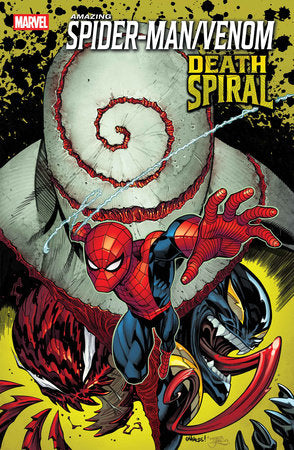 AMAZING SPIDER-MAN/VENOM: DEATH SPIRAL #1 DAVE RAPOZA SPIDER-MAN VIRGIN VARIANT [DS][1:25] 7 Pack Bundle