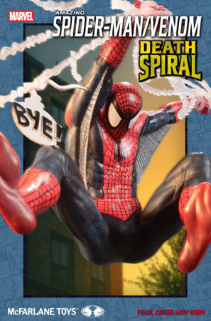 AMAZING SPIDER-MAN/VENOM: DEATH SPIRAL #1 DAVE RAPOZA SPIDER-MAN VIRGIN VARIANT [DS][1:25] 7 Pack Bundle