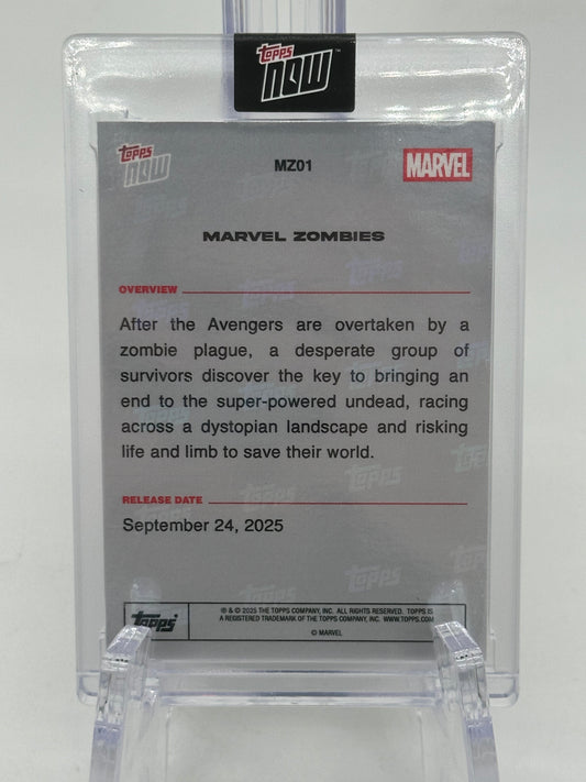 Topps NOW Marvel Zombies MZ01 Green Refractor /99