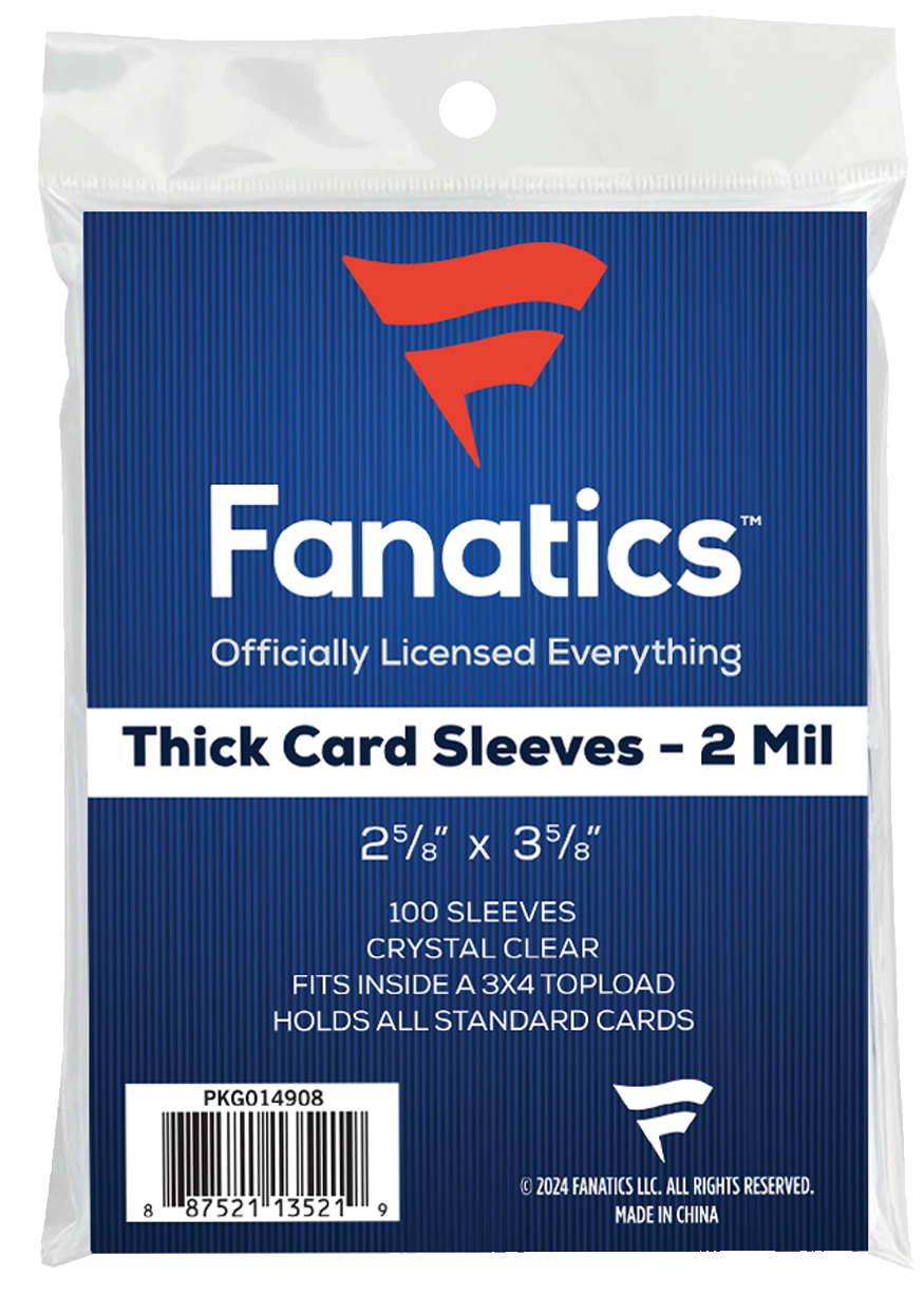 Fanatics Thick Soft Sleeves 100 Count