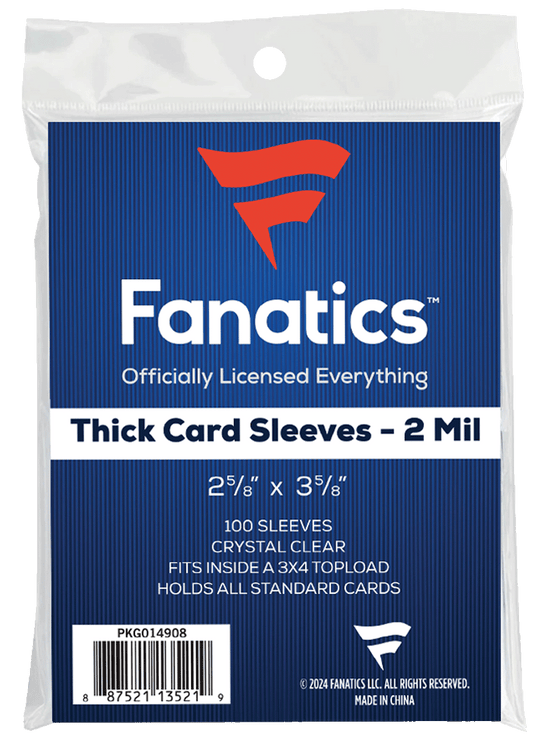 Fanatics Thick Soft Sleeves 100 Count