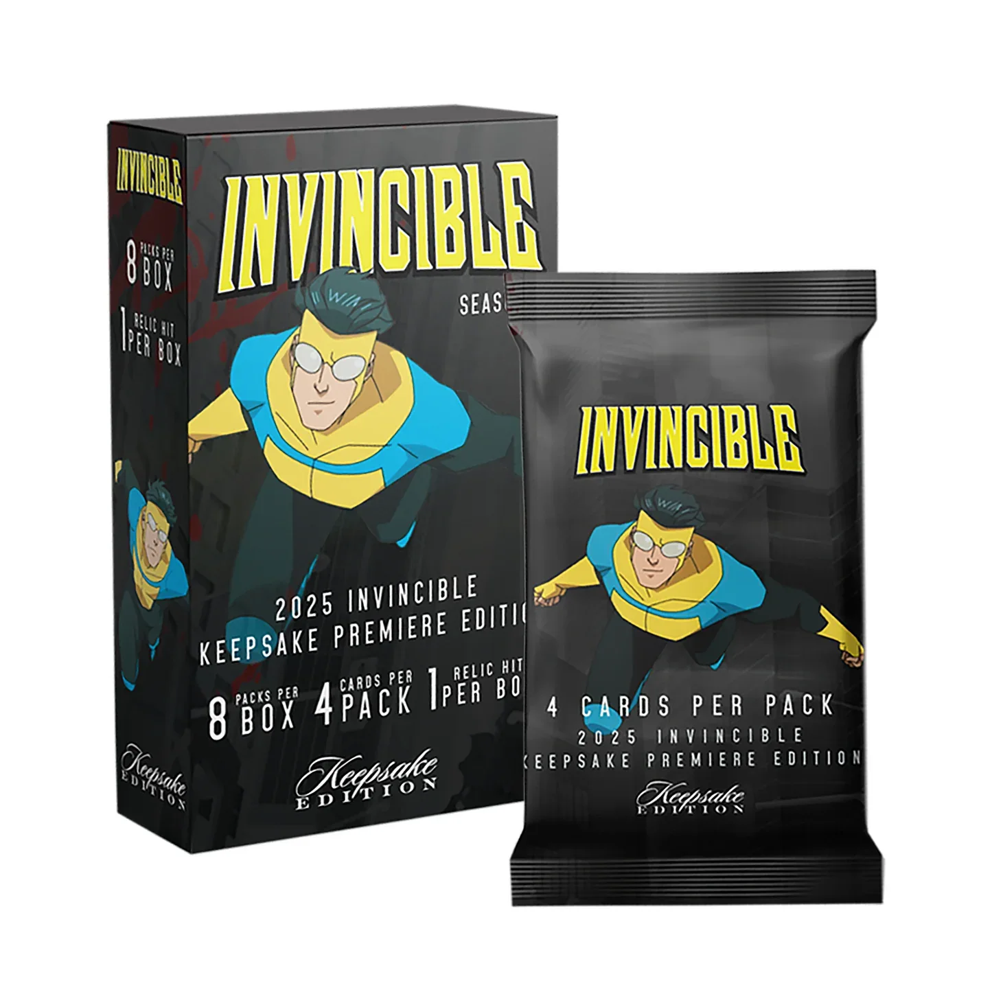 2025 Invincible Season 1 Keepsake Premiere Blaster 8 Pack Box – Glass ...