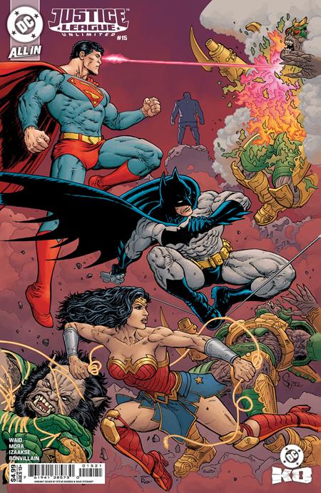 JUSTICE LEAGUE UNLIMITED #15 CVR B STEVE SKROCE CARD STOCK VAR (DC K.O.)
