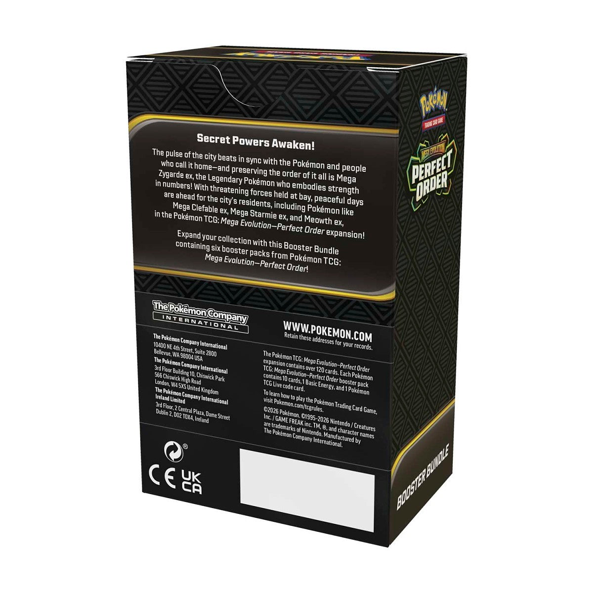 Pokémon Trading Card Game Mega Evolution Perfect Order Booster Bundle