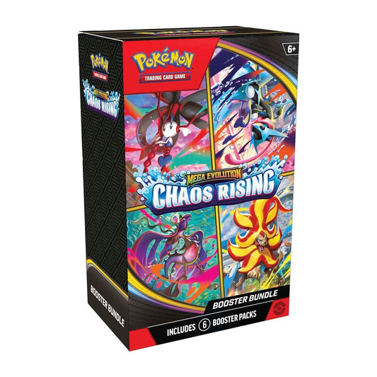 Pokémon Trading Card Game Mega Evolution Chaos Rising Booster Bundle