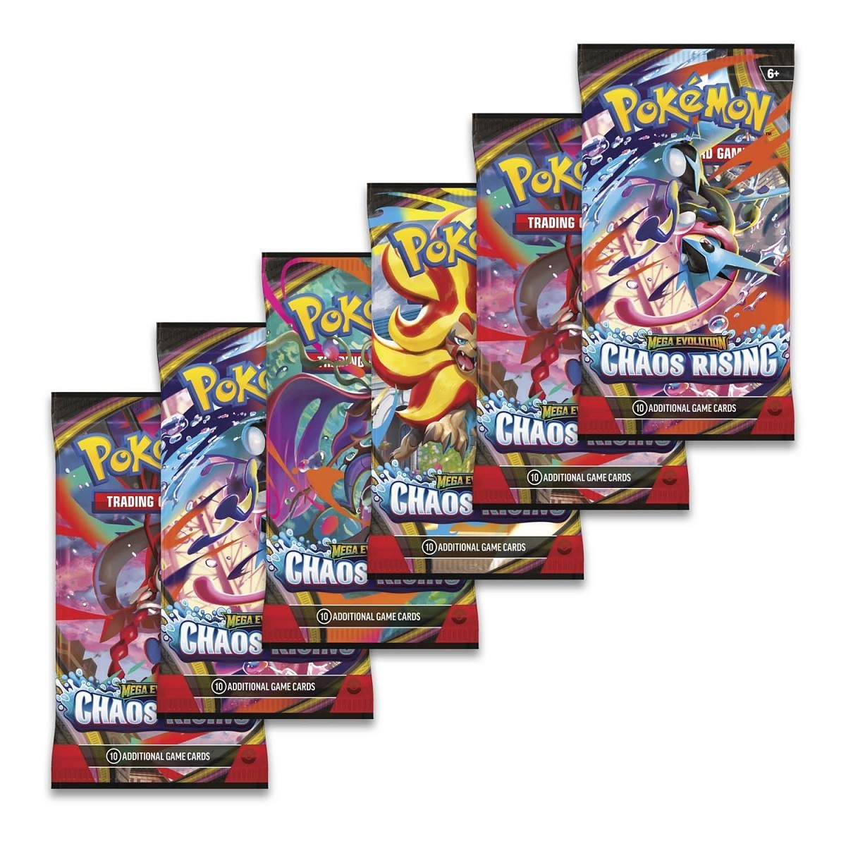 Pokémon Trading Card Game Mega Evolution Chaos Rising Booster Bundle
