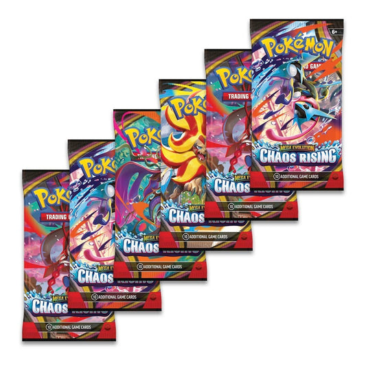 Pokémon Trading Card Game Mega Evolution Chaos Rising Booster Bundle