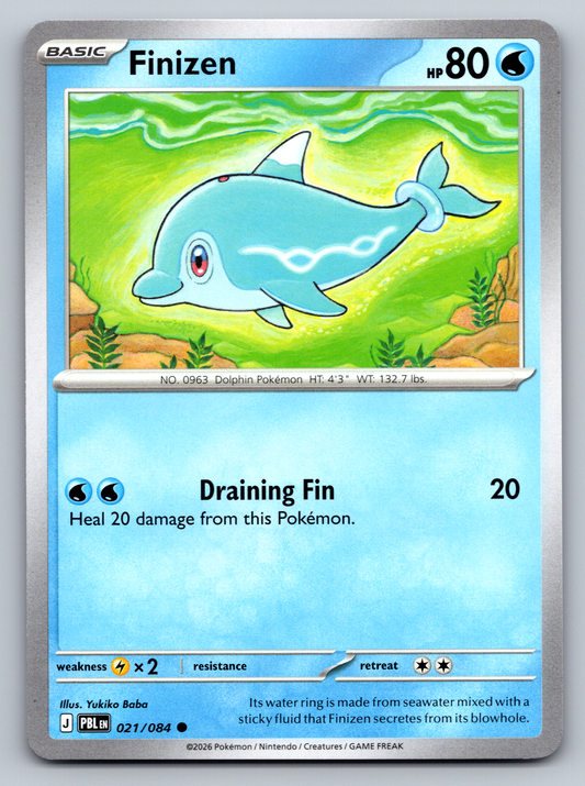 Pokémon Trading Card Game Mega Evolution Pitch Black PBL 021/084 Finizen Card