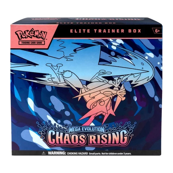 Pokémon Trading Card Game Mega Evolution Chaos Rising Elite Trailer Box