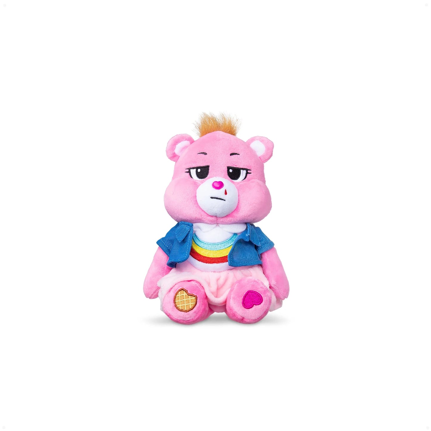 Netflix - Care Bears x Stranger Things Cheer Bear as Eleven, Fun Size Plush