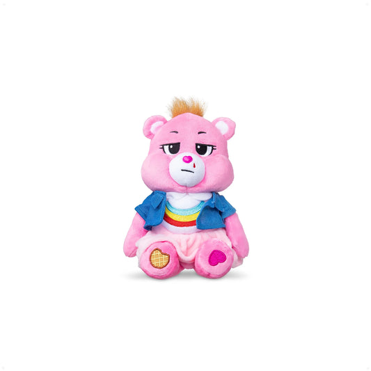 Netflix - Care Bears x Stranger Things Cheer Bear as Eleven, Fun Size Plush