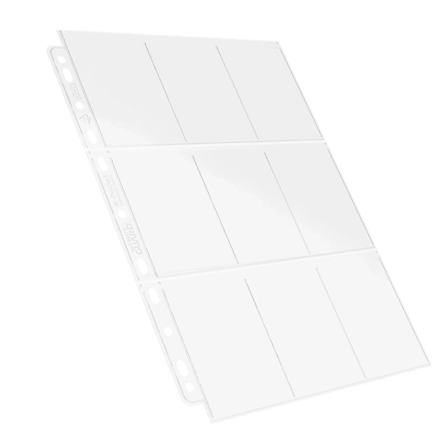 Ultimate Guard 9-Pocket Top-Loading Pages – Transparent (100 Pack)