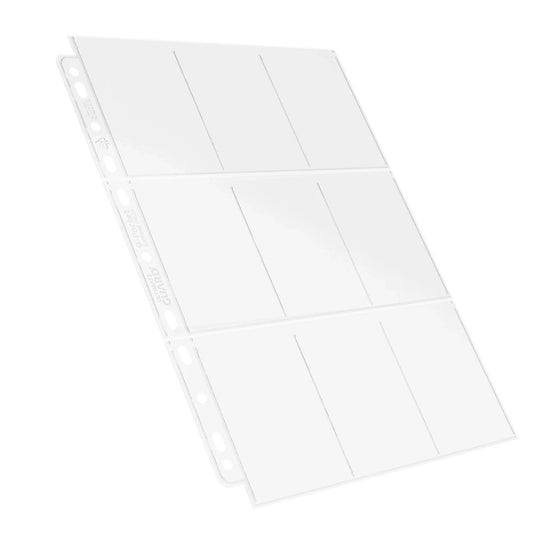 Ultimate Guard 9-Pocket Top-Loading Pages – Transparent (100 Pack)