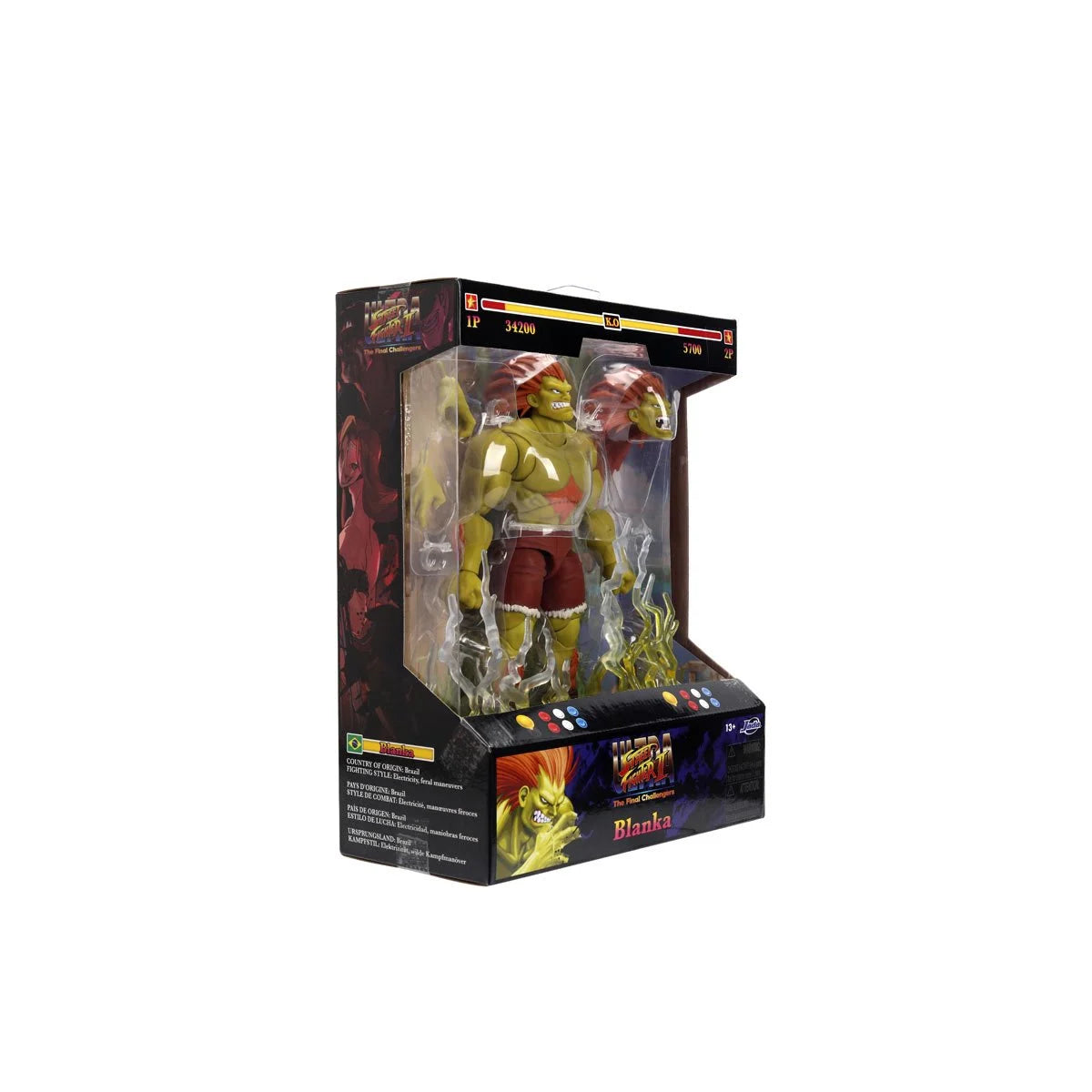 Ultra Street Fighter II Blanka 6-Inch Scale Deluxe Action Figure