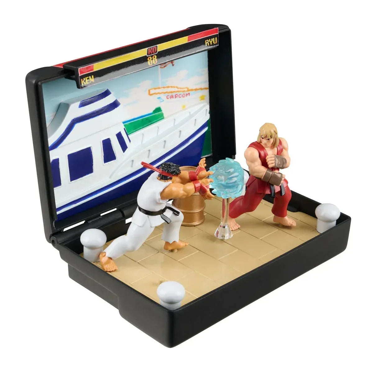 Console Heroes Sega Mega Drive Street Fighter II Cartridge Diorama Playset - Glass City Comics & Collectibles