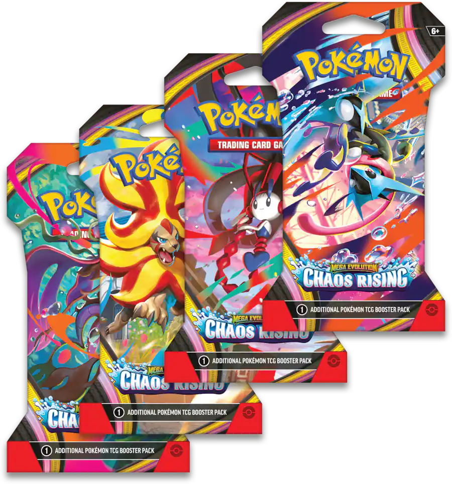 Pokémon Trading Card Game Mega Evolution Chaos Rising Booster Pack