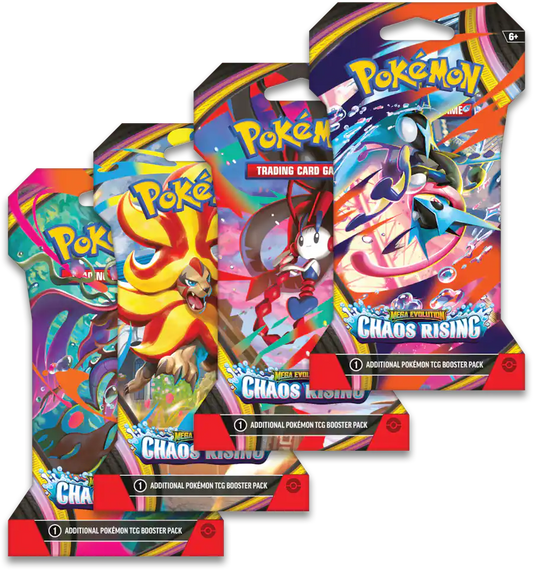 Pokémon Trading Card Game Mega Evolution Chaos Rising Booster Pack