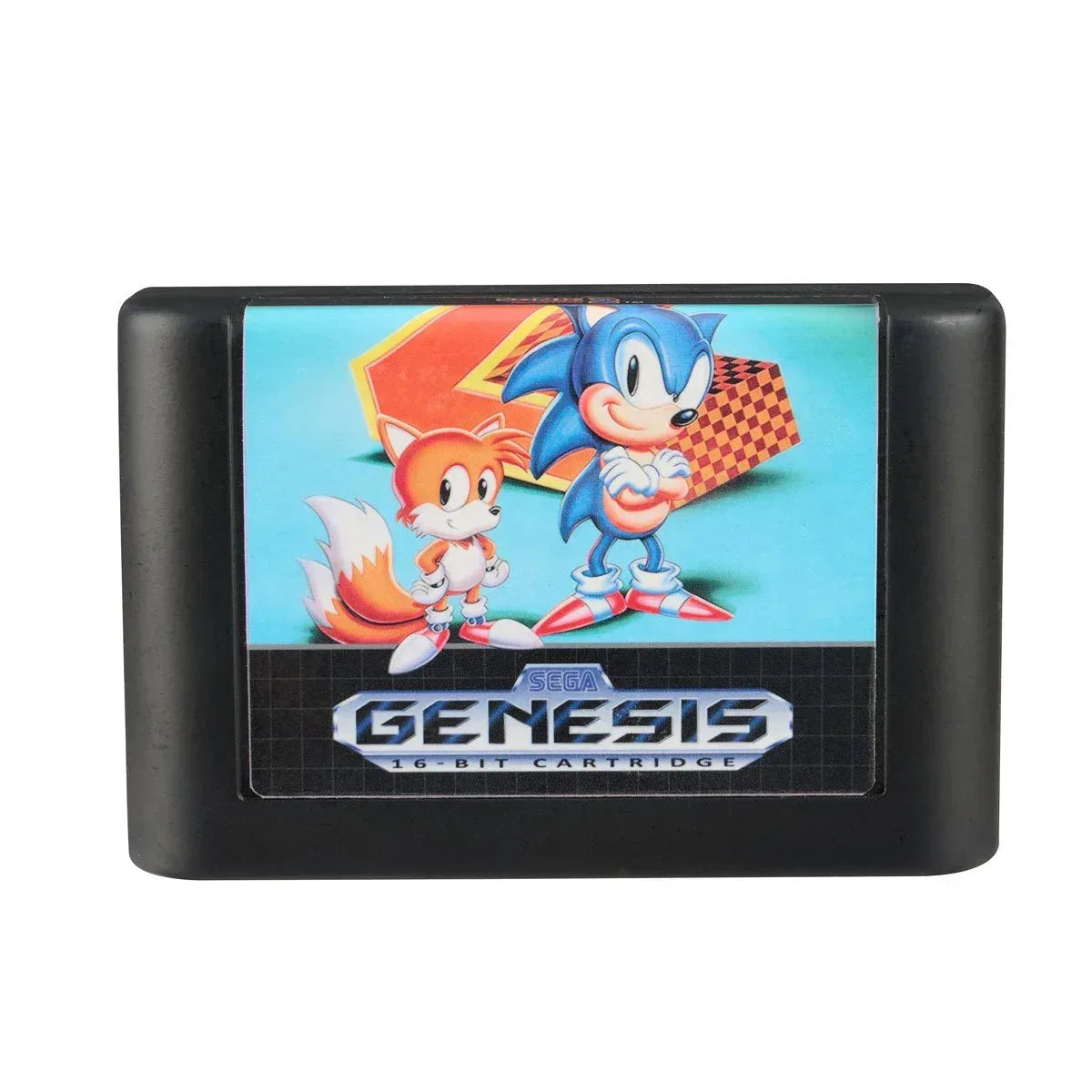 Console Heroes Sega Genesis Sonic the Hedgehog 2 Cartridge Diorama Playset - Glass City Comics & Collectibles