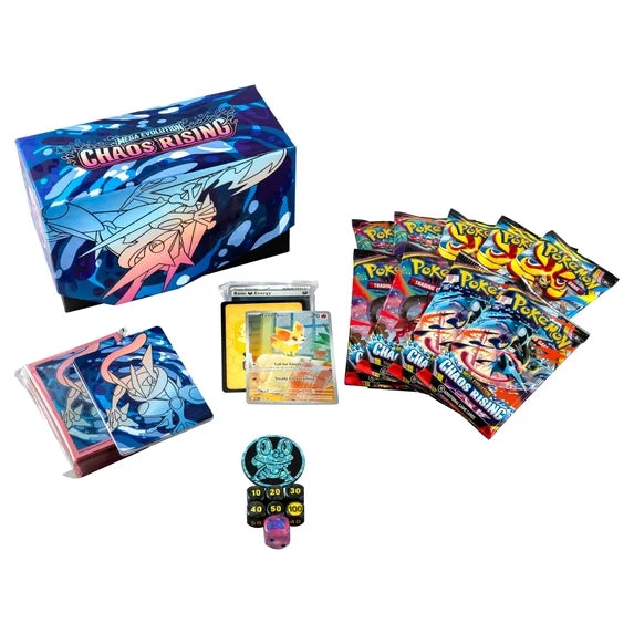 Pokémon Trading Card Game Mega Evolution Chaos Rising Elite Trailer Box