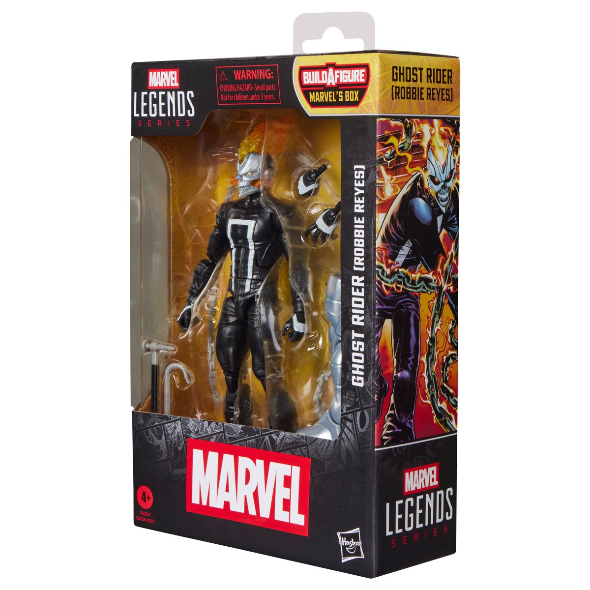 Marvel Legends Ghost Rider (Robbie Reyes) 6-Inch Action Figure – Marvel’s Box BAF by Hasbro
