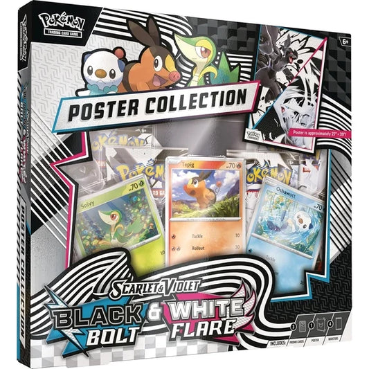 Pokémon Trading Card Game Scarlet & Violet Black Bolt & White Flare Poster Collection