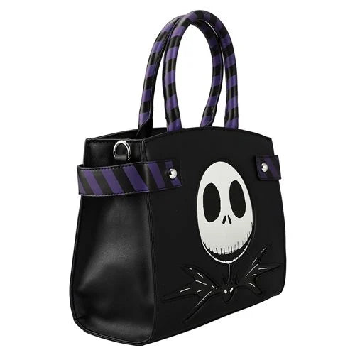 The Nightmare Before Christmas Jack Metallic Print Handbag