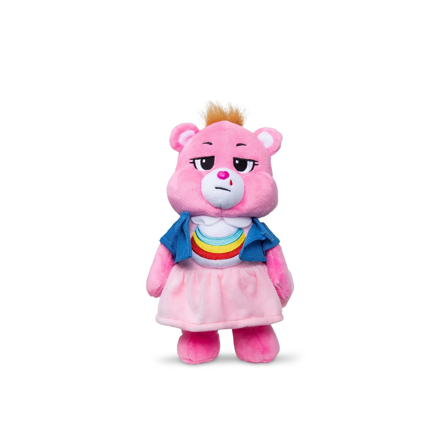 Netflix - Care Bears x Stranger Things Cheer Bear as Eleven, Fun Size Plush