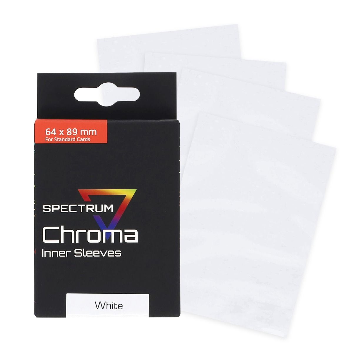 BCW Spectrum Chroma Inner Sleeves – White – 100 Count