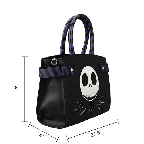 The Nightmare Before Christmas Jack Metallic Print Handbag